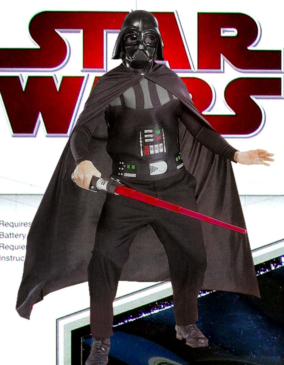 Kostüm Darth Vader Erwachsene Herren Star Wars mit Laserschwert eBay