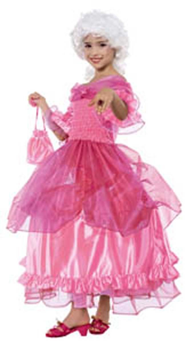Kostüm Prinzessin Pompadour - üppiger Tüll mit Blütenapplikationen ...